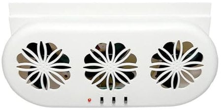Shkalacar Ventilatore di Scarico per Auto, 3 Ventole Ventilatore di circolazione dell'Aria Alimentato Tramite USB e energia Solare Ventilatore di Ventilazione Silenzioso Ventola di Raffreddamento