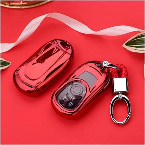 ONNAT Autoschlüsseletui, Tasche, PC + TPU, mit Schlüsselanhänger, für OPEL Astra, für Buick Encore Envision, NEUES Lacrosse, Shell-Schlüsselanhänger