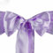 15x275cm Satin Wedding Chair Sash Bow Tie Satin Ribbon Chair Sashes for Wedding Decoration Hotel Party Supplies - Lilac