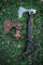 Viking Axe High Carbon Steel Blade Hand Forged Hunting Axe, Ash Wood Handle, Viking Bearded Outdoor Camping Axe, Hatchet Axe, Real Tomahawk Gift, Xmas Birthday Gift Axe with Sheath (Axe-5)
