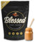Blessed Vegan Protein Powder - Plant Based Protein Powder Shake, 23g of Pea Protein Dairy Free, Gluten Free, No Sugar Added. 15 Servings, Peanut Butter