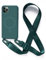 Leather Armor Handykette Hülle für iPhone 11 Pro Max(6.5) mit Band Halsband Lanyard (abnehmbar) Handyhülle, Verstellbarer Lanyard.Magnetisch Stoßfest Silikonhülle Wireless Charging kompatibel .-Grün