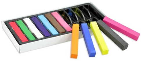 PACKOVE Pastell Haarfarbe Farben Temporäre Haarkreide Diy Haarkreide Material Temporäre Pastellkreide Haarfarbe in Sekundenschnelle Färben Look Verändern Haarwäschen Farbe Hält