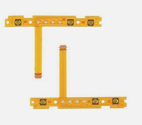 SL/SR Button & Sync Flex Ribbon Cable Set Compatible With Nintendo Switch Joy-Con Controllers (L + R) – Replacement Repair Kit for SL SR Buttons & Sync Panel – Easy DIY Fix