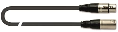 QUIK LOK - Câble Microphone STRIX XLR Mâle–Femelle 1 m Noir