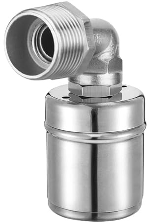 Automatischer Wasserstandsregler, Automatisches Schwimmerkugelventil aus Edelstahl 304 mit 1/2 Zoll und 3/4 Durchmesser sowie zwei Wassereinlässen(1inch,Side Water Inlet)