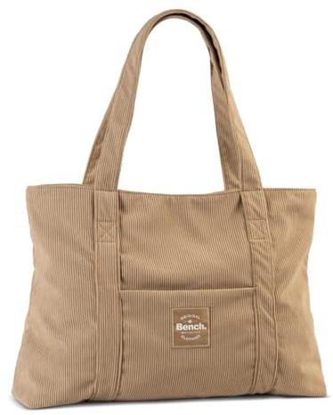 Bench. Schultertasche Cord Shoulder Bag Beige