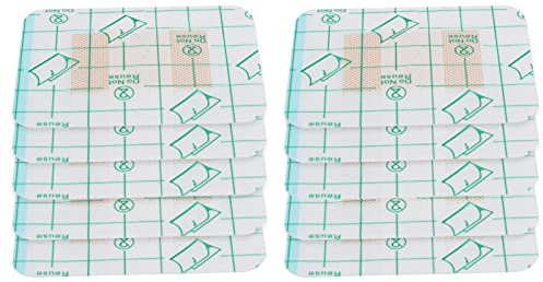 Bamjour Couverture de Cordon Ombilical pour nouveau-né, 10 Pièces Autocollant de Nombril pour bébé Bande de Nombril Imperméable pour Natation et Bain Patch de Cordon Ombilical Bande de Ventre pour