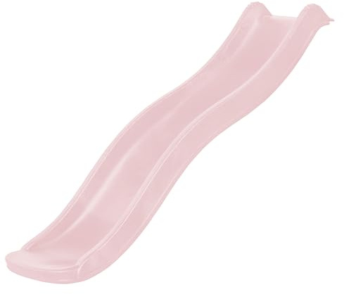 AXI Sky175 Rutsche mit Wasseranschluss Pastellrosa - 175 cm | Anbau Element für Kinder Spielturm/Spielhaus/Stelzenhaus | Wasserrutsche/Anbaurutsche für Podesthöhe 90 cm