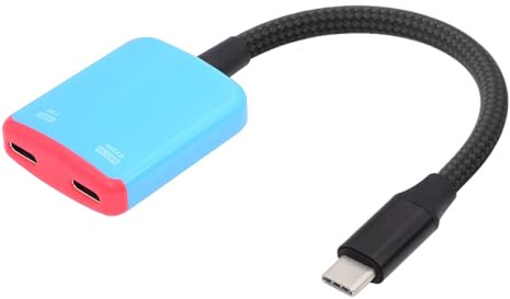 CY USB-C Typ-C 1-zu-2 VR AR Brille OTG 8K Video USB-C Buchse 100W PD Stromkabel für NS Handheld Konsole Laptop Tablet Smartphone