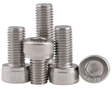 Boulon à vis à six pans creux en acier inoxydable, 0#2#4#6#8#10#1/2-13 1/4-20 5/16-18 3/8-16 Unc 304 A2(3/4,4-40(10pcs))