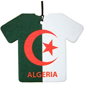 Désodorisant De Voiture Personnalisé Algeria Flag Jersey