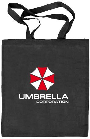 Shirtstreet24, Umbrella Corporation, Natur Stoffbeutel Jute Tasche (ONE SIZE), Größe: onesize,schwarz natur