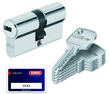 Abus D6N45/65 18366 Cylindre de porte 45 x 65 mm Nickelé