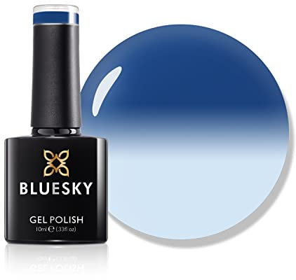 Bluesky Bluesky Chameleon TC49 Thermal Colour Change UV Soak Off Gel Nail Polish 10 ml Bottles, Moody Blues