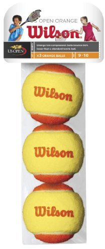 Wilson US Open Starter-Bälle, 3 Stück, Orange