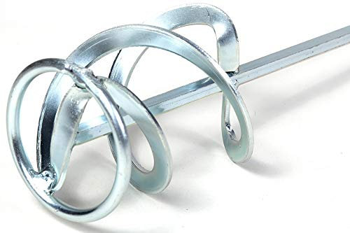 Helix Mixing Paddle 70mm x 400mm x 8mm HEX Shank Mixer, Plaster, Render Whisk, Stirrer PROPER-TOOLS (G66/1192OC)