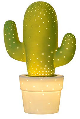 Lucide CACTUS - Lampe De Table - Ø 20 cm - Vert