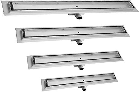 walexo Duschrinne Bodenablauf Ablaufrinne Abflussrinne Duschablauf (BEFLIESBAR, 700 x 70 mm)