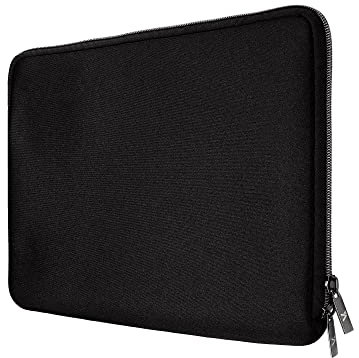 Artwizz Neoprene Sleeve Tasche kompatibel mit iPad Pro 12,9 (2022-2018) - Schutzhülle mit Pencil Pocket und Extra Schutzrand, Schwarz