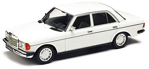 KK-Scale Mercedes-Benz W123 230E E-Klasse Limousine Weiss 1975-1986 1/18 Modell Auto