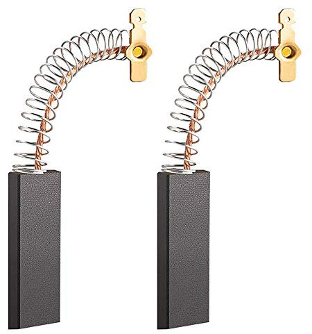 EasyULT Kohlebürsten [2 Stück], Kohlen Motorkohlen für Waschmaschine Bosch, Siemens, Power Tool Part Electric Motor Kohlebürsten,12,5x5x36mm