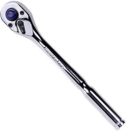 MichaelPro MP001037-3/8″ Llave de carraca con LED integrada - Con cierre rápido y dirección de rotación ajustable, 72 dientes - Llave de tuerca de acero CR-V