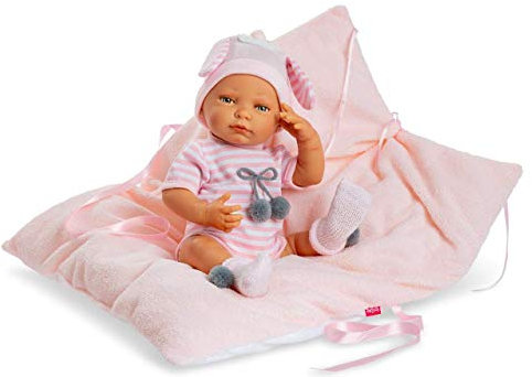 Berjuan 8101 Baby Doll Babypuppe, bunt