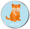 STEMPEL-FABRIK – personalisierte Metalldose (15 x 5 cm | Katze) rund mit Namen – bedruckte Geschenkdose für Kinder – Keksdose mit Tiermotiv – Vorratsdose für Kekse, Plätzchen, Kaffee, Tee uvm.