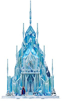 University Games U08551 Frozen Disney Ice Palace 3D Puzzle, weiß/blau
