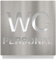 Edelstahl WC-Schild Personal - selbstklebend & pflegeleicht - Design Toiletten-Schild W-13-E