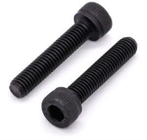 Lot de 60 vis à tête cylindrique M4-0,7 x 16 mm en alliage d'acier, finition oxyde noir, alliage d'acier de qualité 12,9, couverture complète du filetage, lot de 60