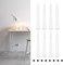 ShiShi Lot de 4 Pieds Hairpin, Jambe de Table en Épingle à Cheveux, Pieds Hauteur 71 cm, Pieds en Acier, Pieds Meuble Scandinave, Blanc B