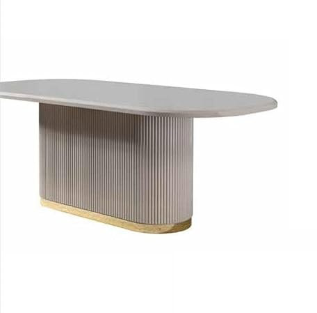 Luxus Tisch Esstisch Ovale Tische Esszimmer Möbel Esstische 209x100cm