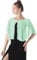 Baoqiya Capelets für Damen, Chiffon-Umhang, weiche Schals und Wickeltücher, Hochzeits-Umhänge, 1920er-Jahre-Stil, Flapper-Überwurf, Minze, Einheitsgröße