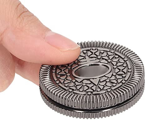 Magnetisches Metall-Fidget-Spielzeug, Haptische Münze, Angst-Slider, Stressabbau-Spielzeug, Hand-Slider, Fidget-Clicker-Slider, EDC-Schreibtischspielzeug für Erwachsene, Freund (Splitter)