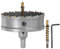 sourcing map Scie cloche en métal carbure TCT 100 mm de diamètre pour acier inoxydable, métal, alliage d'aluminium, cuivre, laiton, plastique, avec embout central supplémentaire