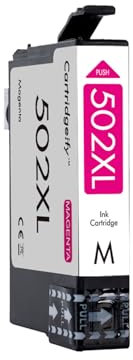 Cartridgeify 502 XL Magenta Druckerpatronen Kompatibel mit Epson 502 502XL M Tintenpatronen Multipack, für Expression Home XP-5100 XP-5105 XP-5150 XP-5155, Workforce WF-2860 WF-2865 WF-2880 WF-2885