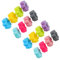 MUCKLILY 24pcs Wine Glass Marker Wine Bottle Glass Silicone Charms Silicone Glass Identifiers Portable Wine Glass Silicone Wine Glasses Mugs Tag Wedding Silica Gel Decorations