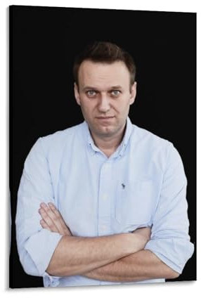 FANLAI Alexei Navalny Poster, cooles Poster, Gemälde, Leinwand, Wandkunst, Wohnzimmer, Poster, Gemälde, 30 x 45 cm, 4 Stück