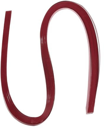PATIKIL Quilling Streifen Papier 60 Stück 1/8(3mm) 54cm Origami Papier Quilling Streifen für Kunst DIY Handwerk Weihnachten Metallic Rot