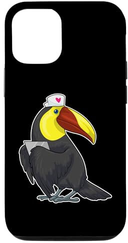 Hülle für iPhone 14 Tukan Krankenschwester Notizblock