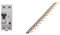 DEBFLEX - INTERRUPTEUR DIFFERENTIEL 2P 30MA 40A 2 MODULES TYPE A - Modulaires - Gamme modulaire - Interrupteurs differentiels - 707512 & Peigne 13 modules noir/blanc longueur 220mm