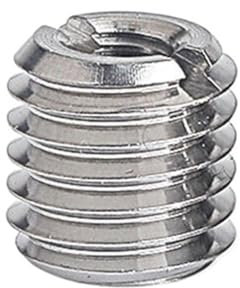 M4/M5/M6/M8-M20 Innen-/Außengewinde Schlitzschraube Drahtgewindeeinsatz Hülse Umrüstmutter Kupplung(M8XM10X10X2PCS)