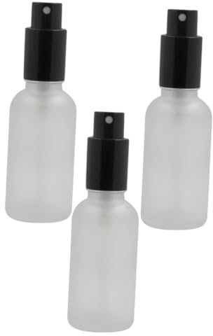 WOONEKY 3piezas Botella De Spray Para Perfume De Vidrio Rellenable Portátil Atomizador Para Aceites Esenciales Para Casa o Viajes