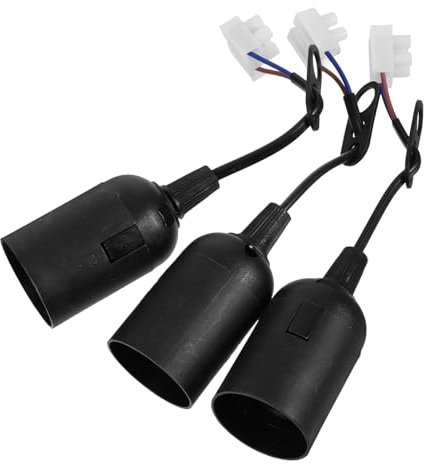 ETHZZLE 3stücke Pendelleuchtenfassung Mit Vorinstalliertem Kabel Universelle Lampenfassung Für Einfache Installation Und Kompatibilität Mit Verschiedenen Beleuchtungssystemen Geeignet