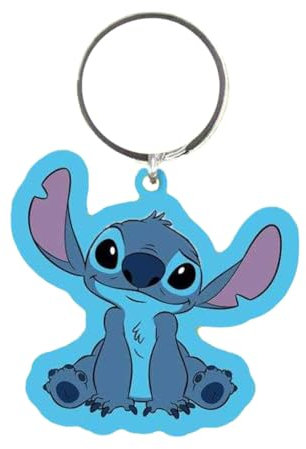 Lilo & Stitch - Porte-clés (Taille unique) (Bleu/Argenté)