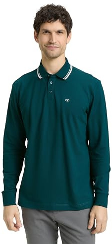 TOM TAILOR Piqué Langarmpolo