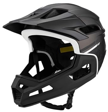 Full Face Mountainbike Helm - Erwachsene Schutzhelm | Verstellbar Leichtgewicht Fahrradhelm Damen Herren, 15 Belüftungsöffnungen Stoßfest PC & Sicherheit für Anfänger und Fortgeschrittene