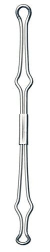 VELOFLEX A290501 - Drahtniederhalter, Metall, 10 Stück, silber, Niederhalter für Ordner und Ringbücher